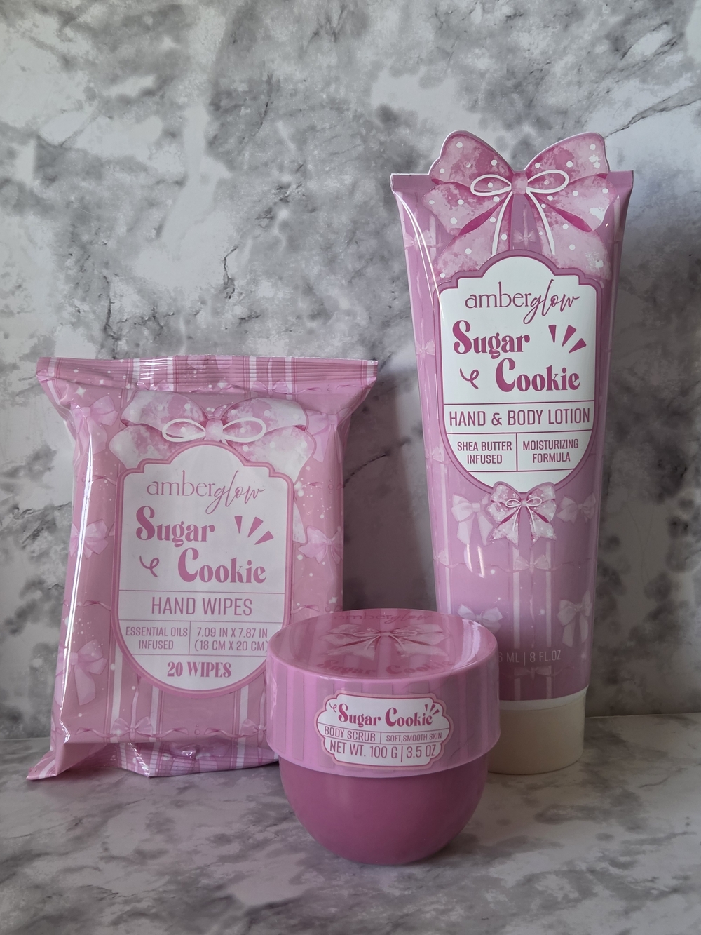 Sugar Cookie Pink Hand & Body Set of 3